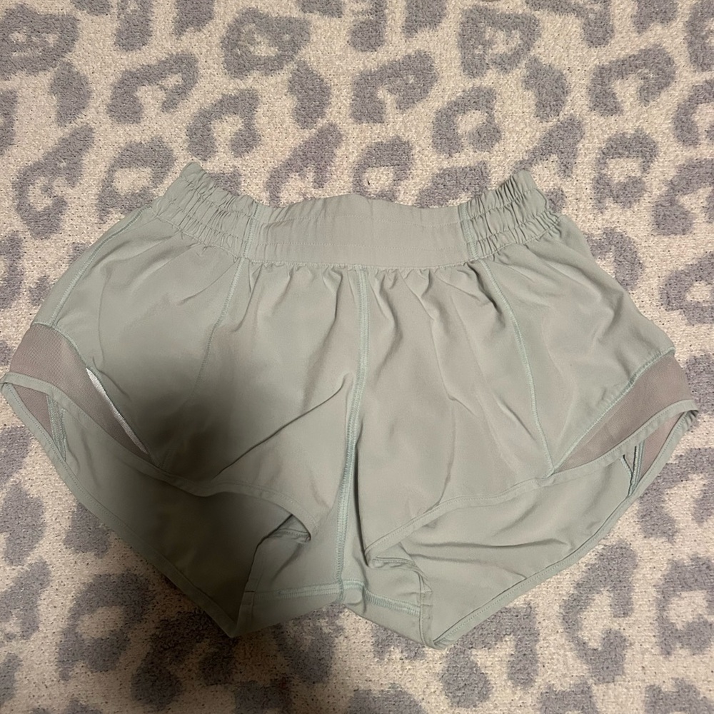 Women's Green Athletic Shorts